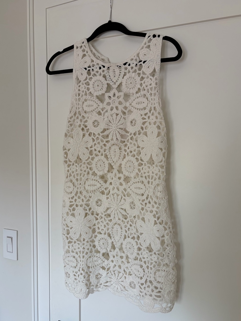 Sndys Talia White Lace Dress